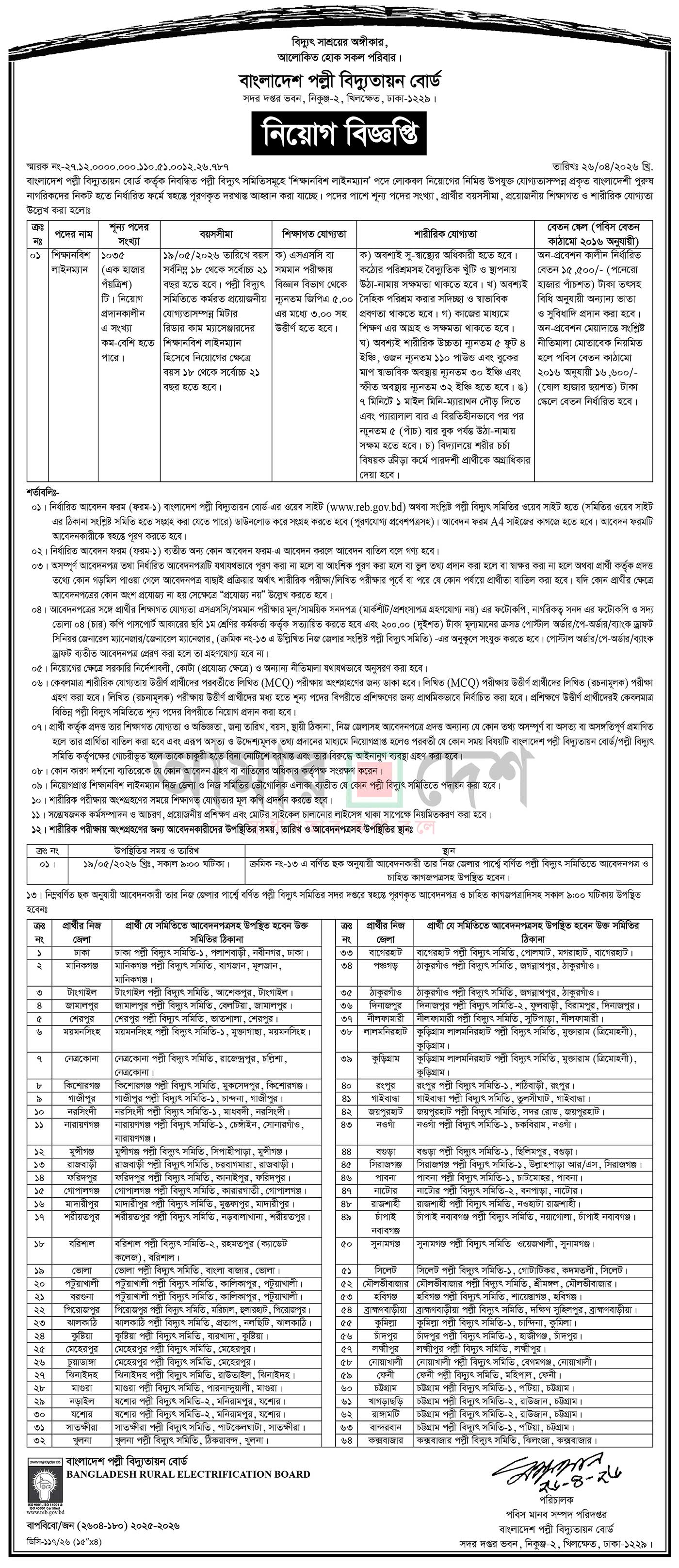 Job Circular 2026 - Image 1
