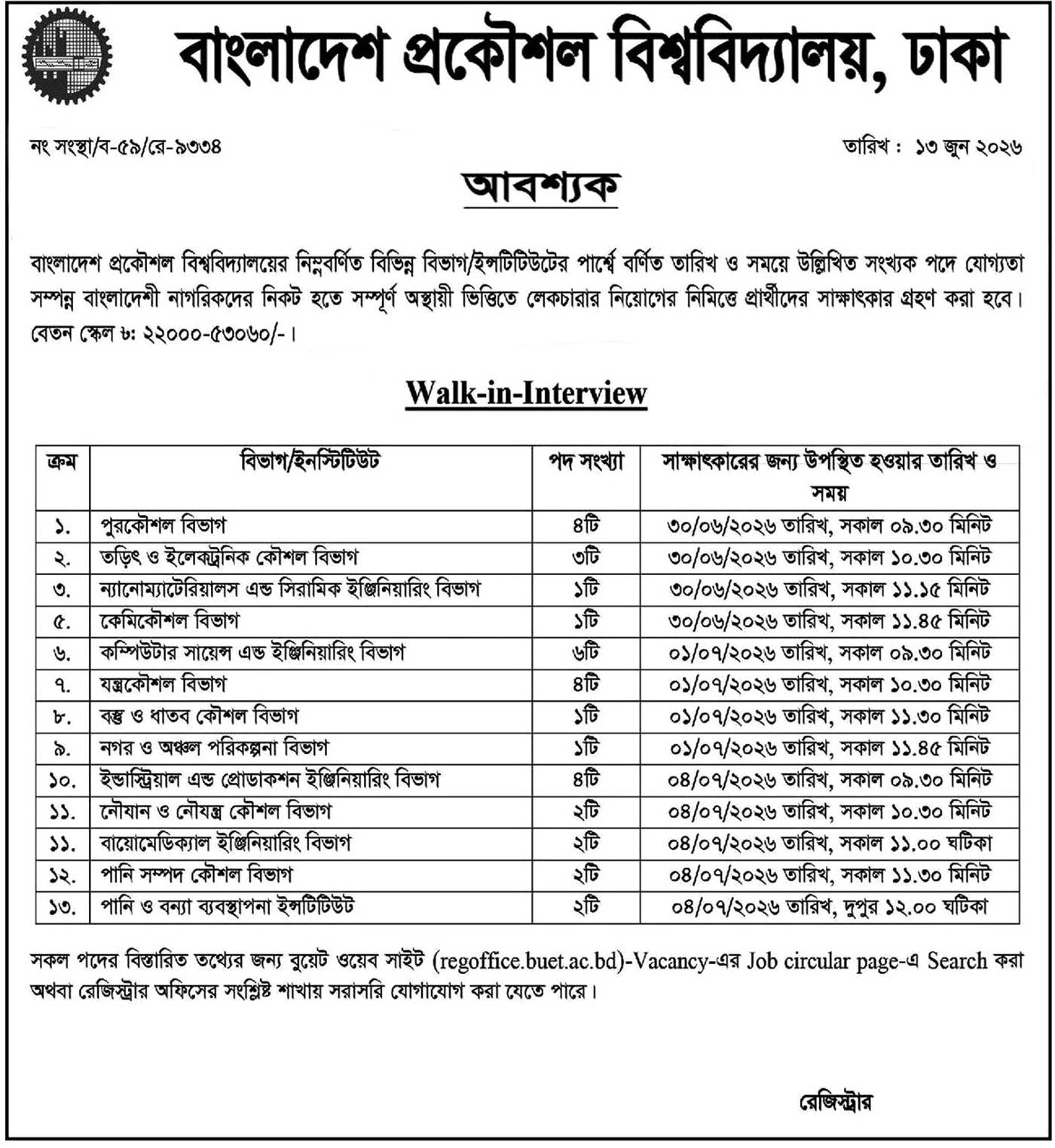 Job Circular 2026 - Image 1